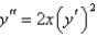 <strong>A solution of the equation for the differential equation is</strong> A) B) C) D) E)
