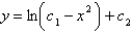 <strong>A solution of the equation for the differential equation is</strong> A) B) C) D) E)