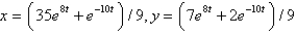 <strong>The solution of the initial value problem is</strong> A) B) C) D) E)
