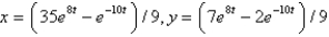 <strong>The solution of the initial value problem is</strong> A) B) C) D) E)