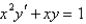 <strong>An integrating factor for the linear differential equation is</strong> A) 0 B) 1 C) D) E)