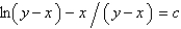 <strong>The solution of is</strong> A) B) C) D) E) it cannot be solved