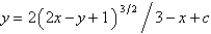 <strong>The differential equation has the solution</strong> A) B) C) D) E)