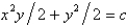 <strong>The differential equation is</strong> A) exact with solution B) exact with solution C) exact with solution D) not exact but having an integrating factor x E) not exact but having an integrating factor y