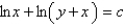 <strong>The solution of is</strong> A) B) C) D) E) it cannot be solved