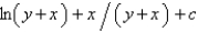 <strong>The solution of is</strong> A) B) C) D) E) it cannot be solved