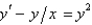 <strong>The solution of the differential equation is</strong> A) B) C) D) E)