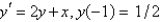 <strong>The solution of the initial value problem is , where </strong> A) 2 B) C) D) E) 1
