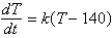<strong>The temperature of a cup of coffee obeys Newton's law of cooling. The initial temperature of the coffee is and one minute later, it is . The ambient temperature of the room is . If represents the temperature of the coffee at time t, the correct differential equation for the temperature is</strong> A) B) C) D) E)