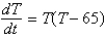 <strong>The temperature of a cup of coffee obeys Newton's law of cooling. The initial temperature of the coffee is and one minute later, it is . The ambient temperature of the room is . If represents the temperature of the coffee at time t, the correct differential equation for the temperature is</strong> A) B) C) D) E)
