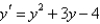 <strong>The values of c for which is a constant solution of are</strong> A) 1 and 4 B) and C) 1 and D) and 3 E) 1 and 3