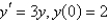 <strong>The solution of the initial value problem is , where </strong> A) 2 B) C) 3 D) E) 1