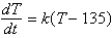 <strong>The temperature of a cup of coffee obeys Newton's law of cooling. The initial temperature of the coffee is and one minute later, it is . The ambient temperature of the room is . If represents the temperature of the coffee at time t, the correct differential equation for the temperature with side conditions is</strong> A) B) C) D) E)