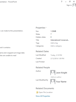 <strong> Referring to the accompanying illustration, the Last Modified By property is picked up from the ____ box in the PowerPoint Options dialog box.</strong> A)User B)Details C)Date D)Reviewer