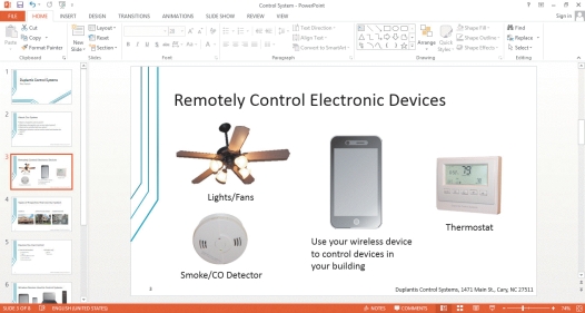 <strong> Referring to the accompanying illustration,the picture of the ceiling fan is an example of a _____.</strong> A) text box B) text object C) graphic box D) graphic object