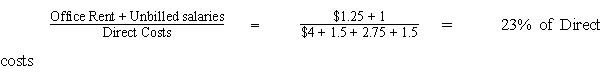 Solution to Allocating Overhead versus Direct Tracing (40 minutes) a.   b.   c.i.The Lawson Company case (using overhead application rate from (a))   ii.The Lawson Company case (using overhead application rate from (b))   d.   e.Nixon & Ross will be able to more accurately trace direct costs to the various cases using the new accounting system.It is preferred that costs be traced to each individual case as accurately as possible.In this respect the application rate under the first method is less preferred than the one derived from the second method. However,the practice of charging the clients a fixed markup over total costs is not the optimum pricing policy.Though it is easier to charge clients a standard markup,it does not allow the firm to price discriminate between clients.Since law firms have market power in their areas of specialization,they are in a position to charge different prices to different clients.Applying the same markup to each client ignores the firm's market power.