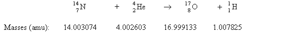 <strong>Consider the following process: Which statement describes \Delta E for the process?</strong> A) 1.15 * 10<sup>11</sup> J/mol is released. B) 1.15 * 10<sup>14</sup> J/mol is released. C) 1.15 *10<sup>18</sup> J/mol is absorbed. D) 1.15* 10<sup>11</sup> J/mol is absorbed. E) none of these