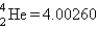 <strong>Calculate \Delta E in kilojoules per mole for the reaction Atomic masses: , , .</strong> A) 0 B) +2.4 * 10<sup>6</sup> kJ/mol C) +4.6 * 10<sup>8</sup> kJ/mol D) -4.6 * 10<sup>8 </sup>kJ/mol E) -2.4 *10<sup>6 </sup>kJ/mol