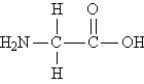 <strong>Consider the structure of glycine, the simplest amino acid: What is the total number of \pi bonds in the molecule?</strong> A) 0 B) 1 C) 2 D) 1/2 E) More information is needed.