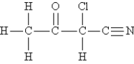 <strong>Consider the following molecule. (Lone pairs are not drawn in.) What is the hybridization of the carbon atom that is bonded to chlorine?</strong> A) dsp<sup>3</sup> B) sp<sup>3</sup> C) sp D) sp<sup>2</sup> E) d<sup>2</sup>sp<sup>3</sup>