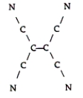 <strong>Tetracyanoethylene has the skeleton shown here: From its Lewis structure, determine the following. How many of the atoms are sp hybridized?</strong> A) 10 B) 2 C) 8 D) 6 E) 4