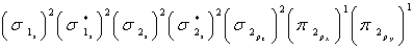 <strong>Oxygen is paramagnetic and has a bond order of two. Which of the following represents the ground electronic state for oxygen?</strong> A) B) C) D) A and C are equally probable E) None of the above