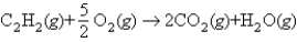 <strong>Using the following bond energies: estimate the heat of combustion for 1 mol of acetylene: </strong> A) +365 kJ B) 1228 kJ C) -447 kJ D) -1228 kJ E) +447 kJ