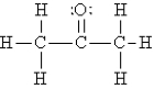 <strong>Select the best Lewis structure for acetone, CH<sub>3</sub>COCH<sub>3</sub>.</strong> A) B) C) D) E)