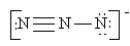 <strong>Which of the following is not a valid resonance structure for N<sub>3</sub><sup>-</sup>?</strong> A) B) C) D) E) All are valid.
