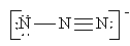 <strong>Which of the following is not a valid resonance structure for N<sub>3</sub><sup>-</sup>?</strong> A) B) C) D) E) All are valid.