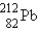 <strong>Polonium is a radioactive isotope which decays by the loss of an alpha particle. What is the second product of this decay?</strong> A) B) C) D) E) none of these