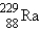 <strong>Actinium-229 undergoes beta particle production. What is the other product?</strong> A) B) C) D) E) none of these