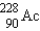 <strong>Actinium-229 undergoes beta particle production. What is the other product?</strong> A) B) C) D) E) none of these