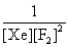 <strong>In the presence of ultraviolet light, the inert gas xenon (Xe) will react with fluorine (F<sub>2</sub>) gas to produce solid XeF<sub>4</sub>. What is the equilibrium expression for this reaction?</strong> A) B) C) D) E)