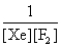 <strong>In the presence of ultraviolet light, the inert gas xenon (Xe) will react with fluorine (F<sub>2</sub>) gas to produce solid XeF<sub>4</sub>. What is the equilibrium expression for this reaction?</strong> A) B) C) D) E)