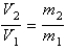 <strong>You have a partially filled party balloon with 2.00 g of helium gas. You then add 3.00 g of hydrogen gas to the balloon. Assuming constant temperature and pressure, how many times bigger is the party balloon - comparing before and after the hydrogen gas has been added. Choose the best formula to use to solve this problem. (V = volume of the gas, n = moles of the gas, m = mass of the gas, P = pressure of the gas.)</strong> A) B) C) D) E)