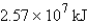 <strong>How much energy will be needed to heat 69.7 gal of water from 22.0°C to 110.0°C? (Note that 1.00 gal weighs 3.77 kg and that water has a specific heat capacity of 4.184 J/g·°C.)</strong> A) B) C) D) E)