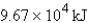 <strong>How much energy will be needed to heat 69.7 gal of water from 22.0°C to 110.0°C? (Note that 1.00 gal weighs 3.77 kg and that water has a specific heat capacity of 4.184 J/g·°C.)</strong> A) B) C) D) E)