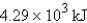 <strong>For the reaction What is the enthalpy change when 15.0 mol of hydrogen gas reacts with excess oxygen.</strong> A) 19.1 kJ B) -19.1 kJ C) D) - E) -