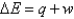 <strong>In the equation , the q represents</strong> A) work B) change in energy C) moles of a substance D) mass of a substance E) heat