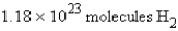 <strong>In the reaction how many molecules of hydrogen are required to react with 3.66 g of nitrogen?</strong> A) B) C) D) E) none of these
