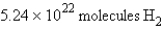 <strong>In the reaction how many molecules of hydrogen are required to react with 3.66 g of nitrogen?</strong> A) B) C) D) E) none of these