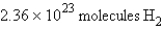 <strong>In the reaction how many molecules of hydrogen are required to react with 3.66 g of nitrogen?</strong> A) B) C) D) E) none of these