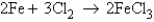 <strong>When 3.4 mol of Fe reacts with Cl<sub>2</sub> according to the equation how many moles of Cl<sub>2</sub> are required to react with all of the iron?</strong> A) 2.3 mol B) 3.4 mol C) 5.1 mol D) 0.9 mol E) none of these