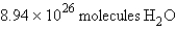 <strong>In the reaction how many molecules of water can be produced starting with 19.8 kilograms of sodium hydroxide and excess Cl<sub>2</sub>?</strong> A) B) C) D) E) none of these