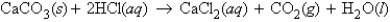 <strong>For the reaction how many grams of CaCl<sub>2</sub> can be obtained if 14.6 g HCl is allowed to react with excess CaCO<sub>3</sub>?</strong> A) 44 g CaCl<sub>2</sub> B) 89 g CaCl<sub>2</sub> C) 0.200 g CaCl<sub>2</sub> D) 22.2 g CaCl<sub>2</sub> E) none of these