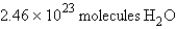 <strong>For the reaction how many molecules of H<sub>2</sub>O can be produced from 32.7 g of NaOH and excess Cl<sub>2</sub>?</strong> A) B) C) D) E)