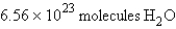 <strong>For the reaction how many molecules of H<sub>2</sub>O can be produced from 32.7 g of NaOH and excess Cl<sub>2</sub>?</strong> A) B) C) D) E)