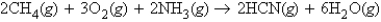 <strong>Consider the reaction If 416.3 g NH<sub>3</sub> is reacted with excess CH<sub>4</sub> and O<sub>2</sub>, what mass of HCN can be produced?</strong> A) 660.5 g HCN B) 1321.1 g HCN C) 330.3 g HCN D) 440.4 g HCN E) none of these