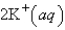<strong>An aqueous solution of potassium chloride is mixed with an aqueous solution of sodium nitrate. The net ionic equation contains which of the following species (when balanced in standard form)?</strong> A) B) C) D) E) No net ionic equation exists for this reaction.